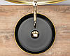 Умивальник (раковина) REA SAMI BLACK MAT GOLD EDGE накладний чорний, фото 6