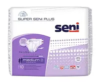 Подгузники для взрослых Super Seni Plus Medium 75-110 см 10 шт