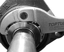 Ключ шарнірний серпоподібний 13-35мм для круглих шліцевих гайок TOPTUL AEEX1A35, фото 5