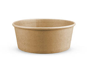 Салатник 1000 мл паперовий крафт d150, 50 шт/уп, 500 шт/ящ.