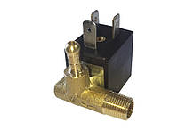 Клапан електромагнітний для кавомашини 06000BH-K5FV 1/8" male + pipe at 90° 9-12.5 VA