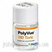 Контактні лінзи PolyVue HD toric (1 фл), Торичні контактні лінзи, Астигматичні лінзи на 6 місяців