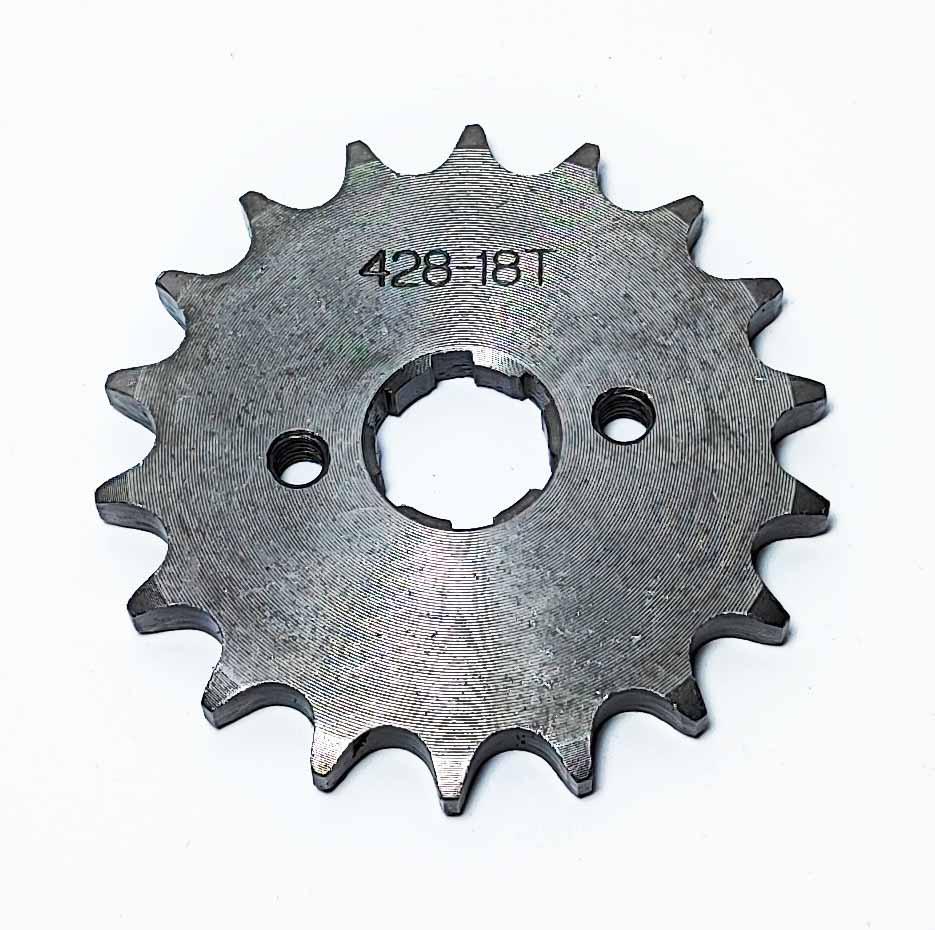 Зірка приводна 428 18 зубців 20х18 посадкова, фото 1