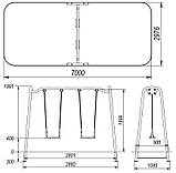 Гойдалка подвійна на жорстких підвісах SiverSport KID312, фото 5