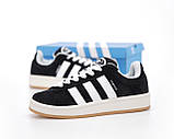 Чоловічі кеди Adidas Campus 32499 чорні, фото 6