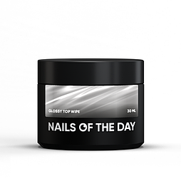 NAILSOFTHEDAY Glossy top wipe – глянцевий топ з липким шаром, без уф-фільтрів, 30 мл