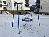 Гойдалка на металевих стійках "Гніздо Лелеки" SiverSport KID3003, фото 5