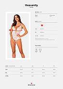 Obsessive Heavenlly crotchless teddy XL/2XL| Puls69, фото 5