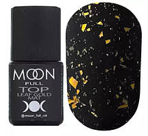 Топ з поталлю Top Leaf Gold Matt Moon Full 8 ml без липкого шару