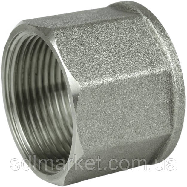Муфта нікельована 1| ВР х 1| ВР штампована восьмигранна А0353А (нк) VA