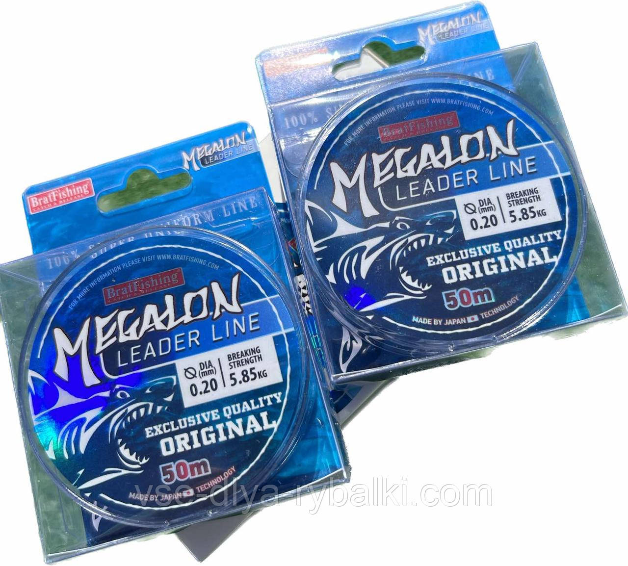 Волосінь BratFishing Megalon sinking 50 м 0.18 mm, фото 1