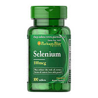 Минерал Селен-антиоксидант Puritan's Pride Selenium 100 mcg 100 Tablets