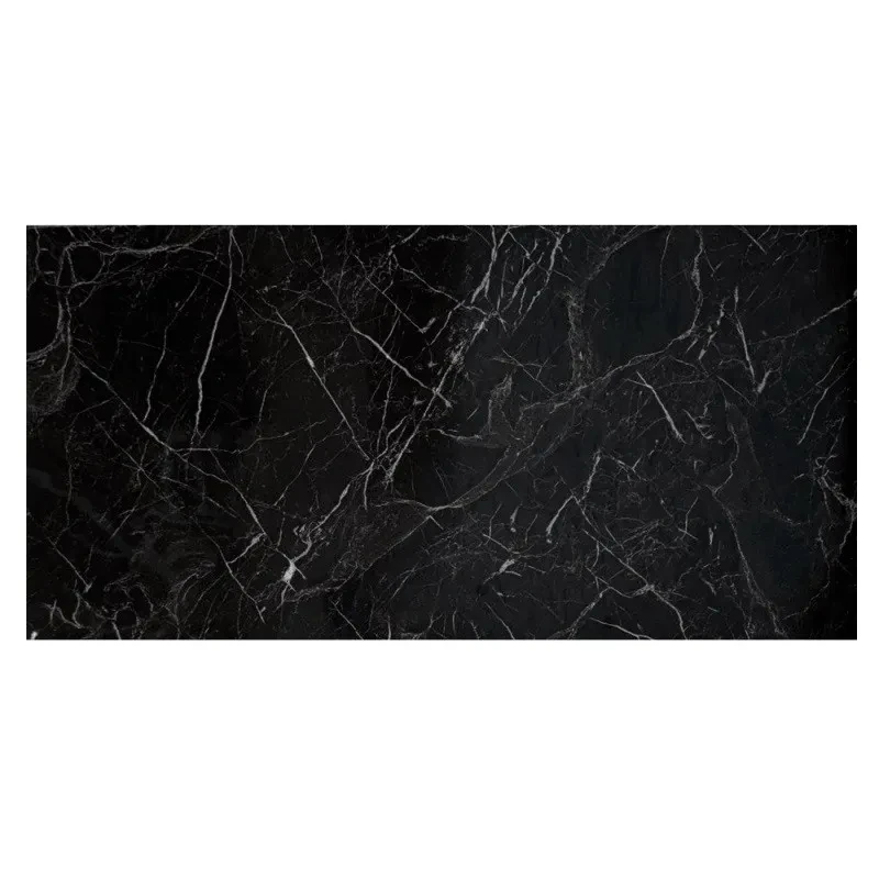 Плитка виниловая для пола и стен черный мрамор (СВП-106-мат) самоклеящаяся виниловая плитка