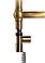 Кран кутовий під ТЕН 1/2"х1/2", бронза, 2шт. 21-532430-7777, фото 3