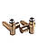 Кран кутовий під ТЕН 1/2"х1/2", бронза, 2шт. 21-532430-7777, фото 5