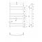 Рушникосушка ELNA Драбинка 7 з терморегулятором та універсальним підключенням, фото 2
