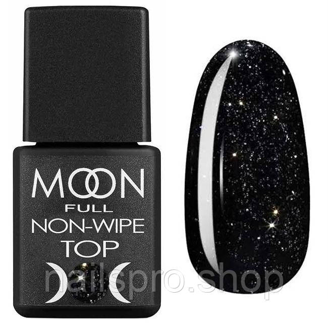 Top Moon Full Leaf Gold Black - топ для гель лаку без липкого шару, 8 мл.
