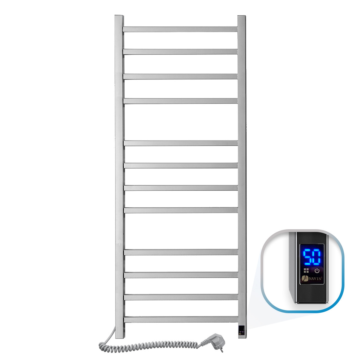 Рушникосушка Loft 500х1200 Sensor з таймером, ліва 10-043153-5012