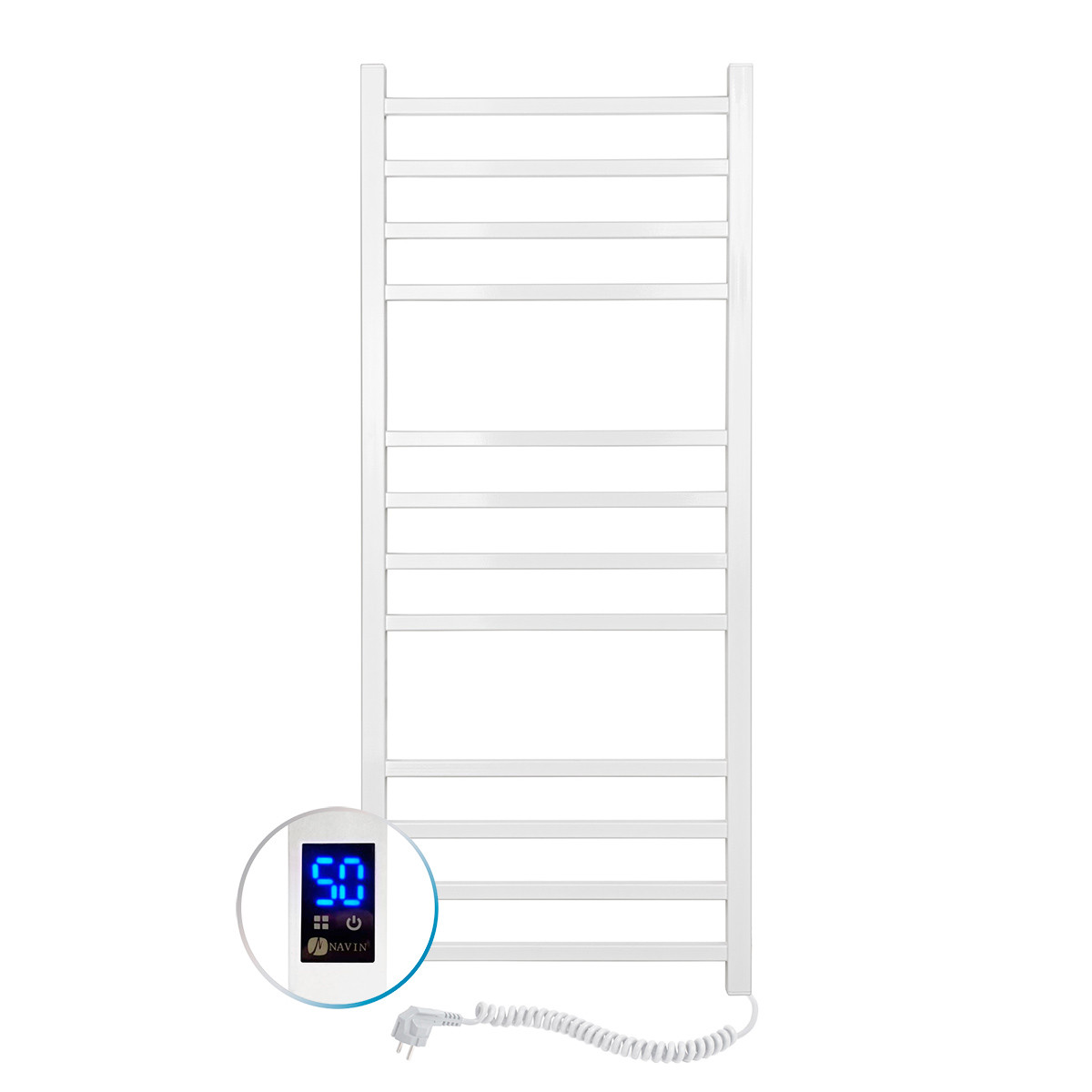 Рушникосушка Loft 500х1200 Sensor правобічна з таймером, біла 12-143053-5012