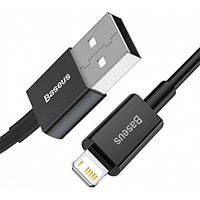 Кабель для зарядки телефона Baseus Superior Series USB to IP 24A 1m Black (CALYS-A01) USB-кабель