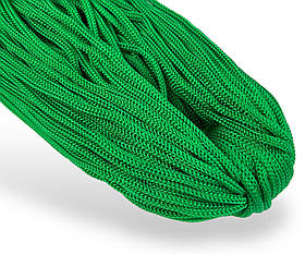Шнур одежний круглий 4 мм колір Зелений 100 метрів
