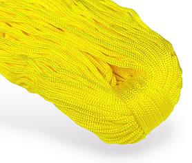 Шнур одежний круглий 4 мм колір Світло-жовтий 100 метрів