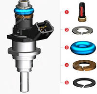 Ремкомплект на 4 форсунки для Mazda CX-7, 6, 3
