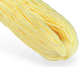 Шнур одежний круглий 4мм колір Молочний 100 метрів