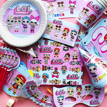 "Лол" - Набір Прикрас на 8 персон (89 елементів декору)