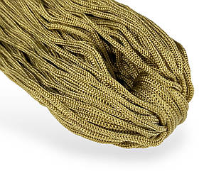 Шнур одежний круглий 4мм колір Пісочний 100 метрів