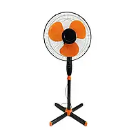 Вентилятор напольный Wimpex WX 1611 Черно-оранжевый