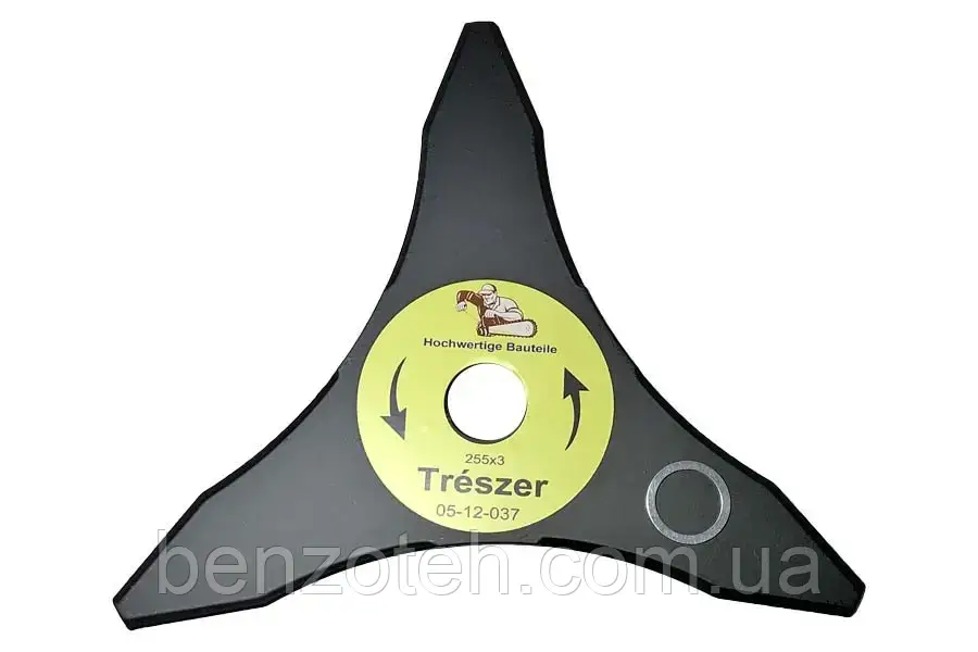 Ніж для коси 3 зуби 255 мм TRESZER, фото 1