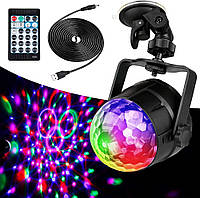 Диско-шар Disco Lights, Anpro 15 цветов, вращение на 360 °, звуковая активация, Amazon, Германия