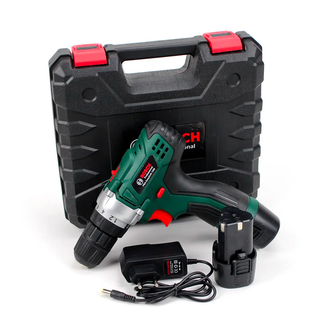 Шурупокрут Bosch GSR 18 Plus 18 V 2 A/h Li-Ion Акумуляторний дриль-шурупокрут Бош у кейсі