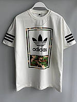 Брендовая мужская футболка оверсайз "Adidas"