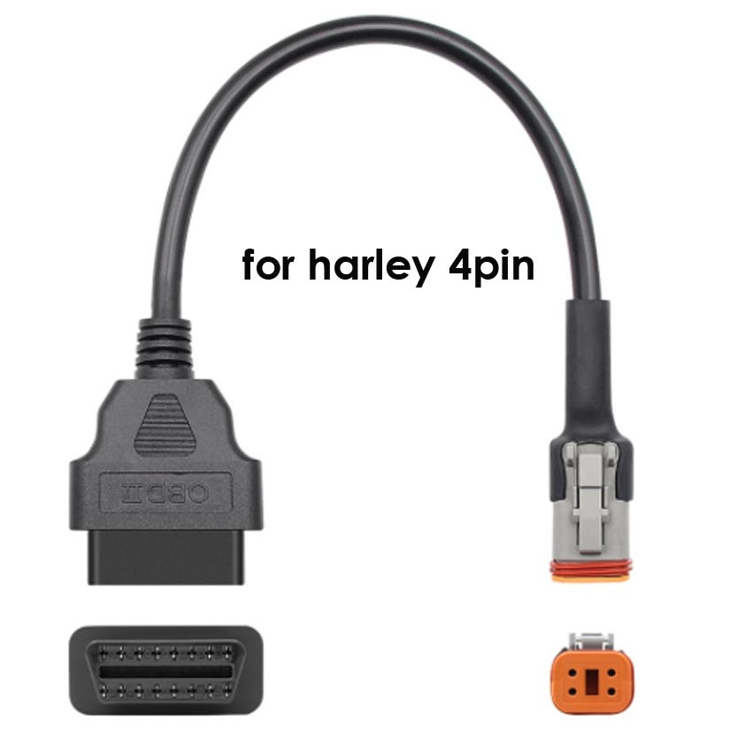 ПЕРЕХОДНИК Harley 4 pin кабель адаптер 16Pin OBD2 OBDII кабель діагностичний