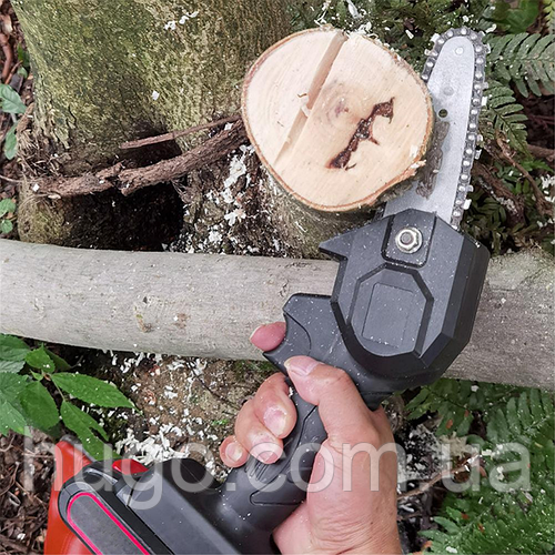 Аккумуляторная цепная мини пила с аккумулятором 24V, LY-21 / Ручная ...