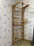 Шведська стінка дерев'яна (розбірна) з навісним обладнанням і турніком SW-103, фото 6