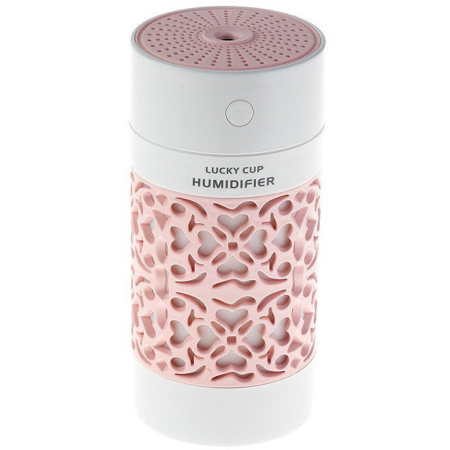 Увлажнитель воздуха 2 в 1 Lucky Cup Humidifier с LED-подсветкой, Pink - фото 2 - id-p1889478589