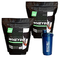 СуперМас-АКЦІЯ! 4 кг WHEY80 PROTEIN WPC+WPH 78% (Протеїн) + шейкер у подарунок!