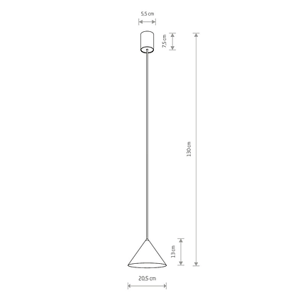 Підвісний світильник Nowodvorski ZENITH S SILK GRAY 10880, фото 2