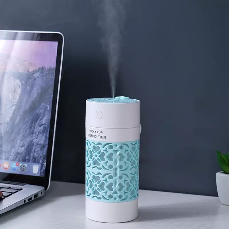 Увлажнитель воздуха 2 в 1 Lucky Cup Humidifier с LED-подсветкой, Blue - фото 4 - id-p1889481893