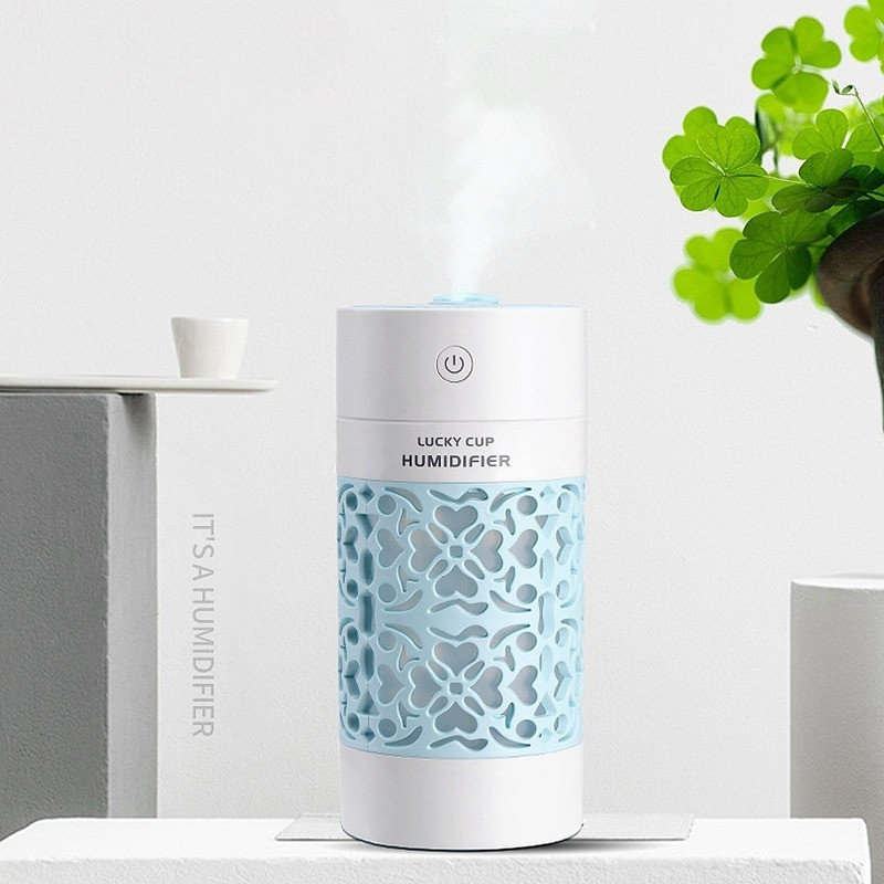 Увлажнитель воздуха 2 в 1 Lucky Cup Humidifier с LED-подсветкой, Blue - фото 3 - id-p1889481893