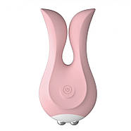 Кліторальний вібростимулятор з вушками Bunny Rock Pink, фото 2