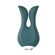 Кліторальний вібростимулятор з вушками Bunny Rock Green, фото 2