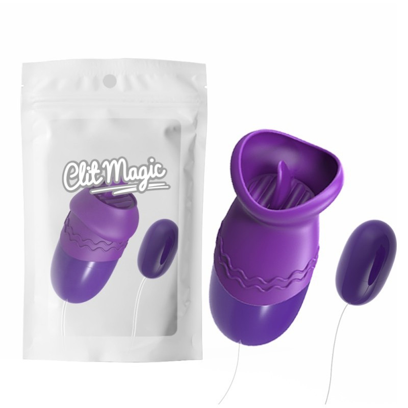 Кліторальний стимулятор Dual Passion Clitoral Stimulator Purple, фото 1