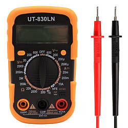 Мультиметр цифровий UT-830LN / Кишеньковий тестер електричний / Тестер напруги / Електричний тестер