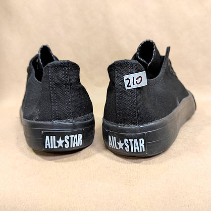ЗНИЖКА! 44р (28см) Конверси ЧОРНІ кросівки кеди в стилі Converse all star, фото 5