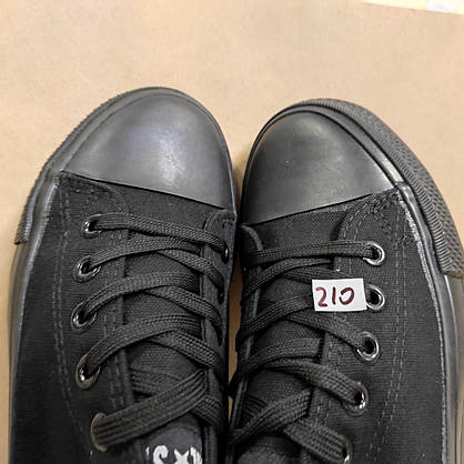 ЗНИЖКА! 44р (28см) Конверси ЧОРНІ кросівки кеди в стилі Converse all star, фото 4