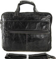 Сумка портфель из натуральной кожи мужская Vintage 14364 болотная оригинальная сумка